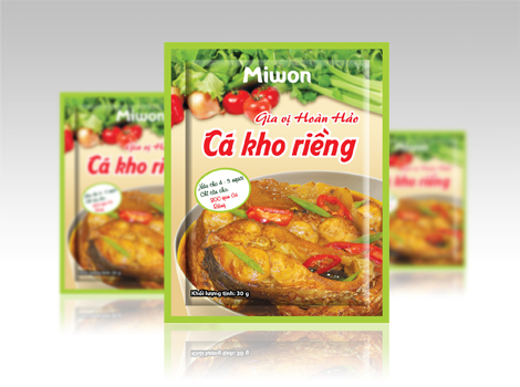 sản phẩm gia vị cá kho riềng